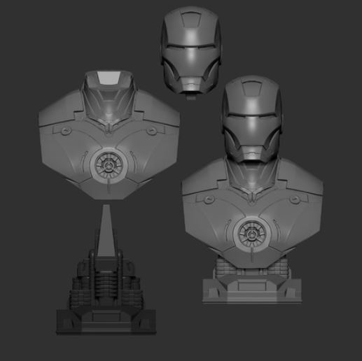 Iron man bust