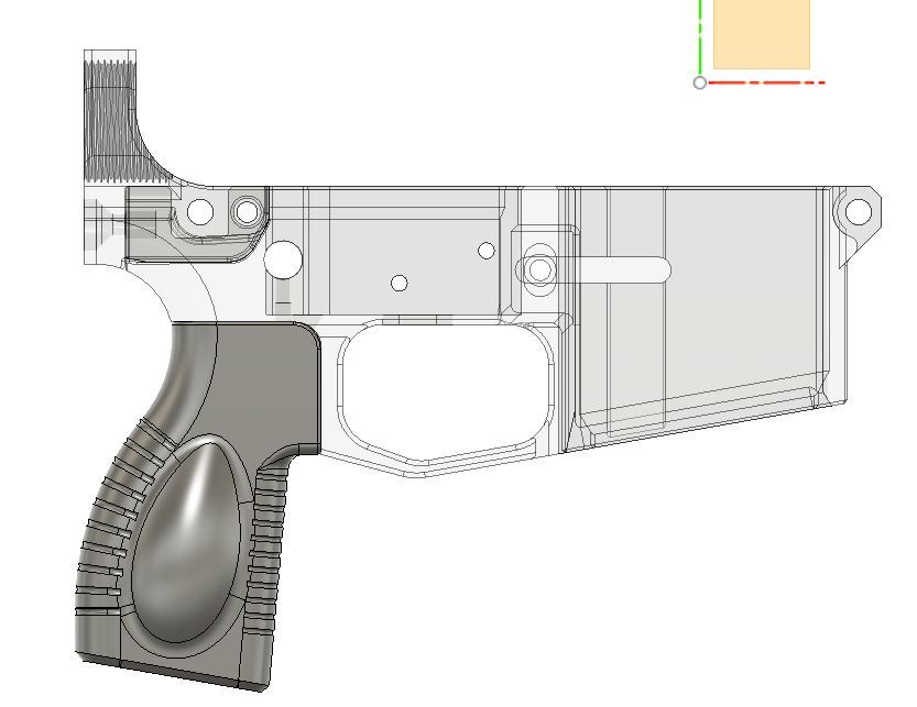 AR Pistol Grip 5 Deg Cant Stubby & Chubby
