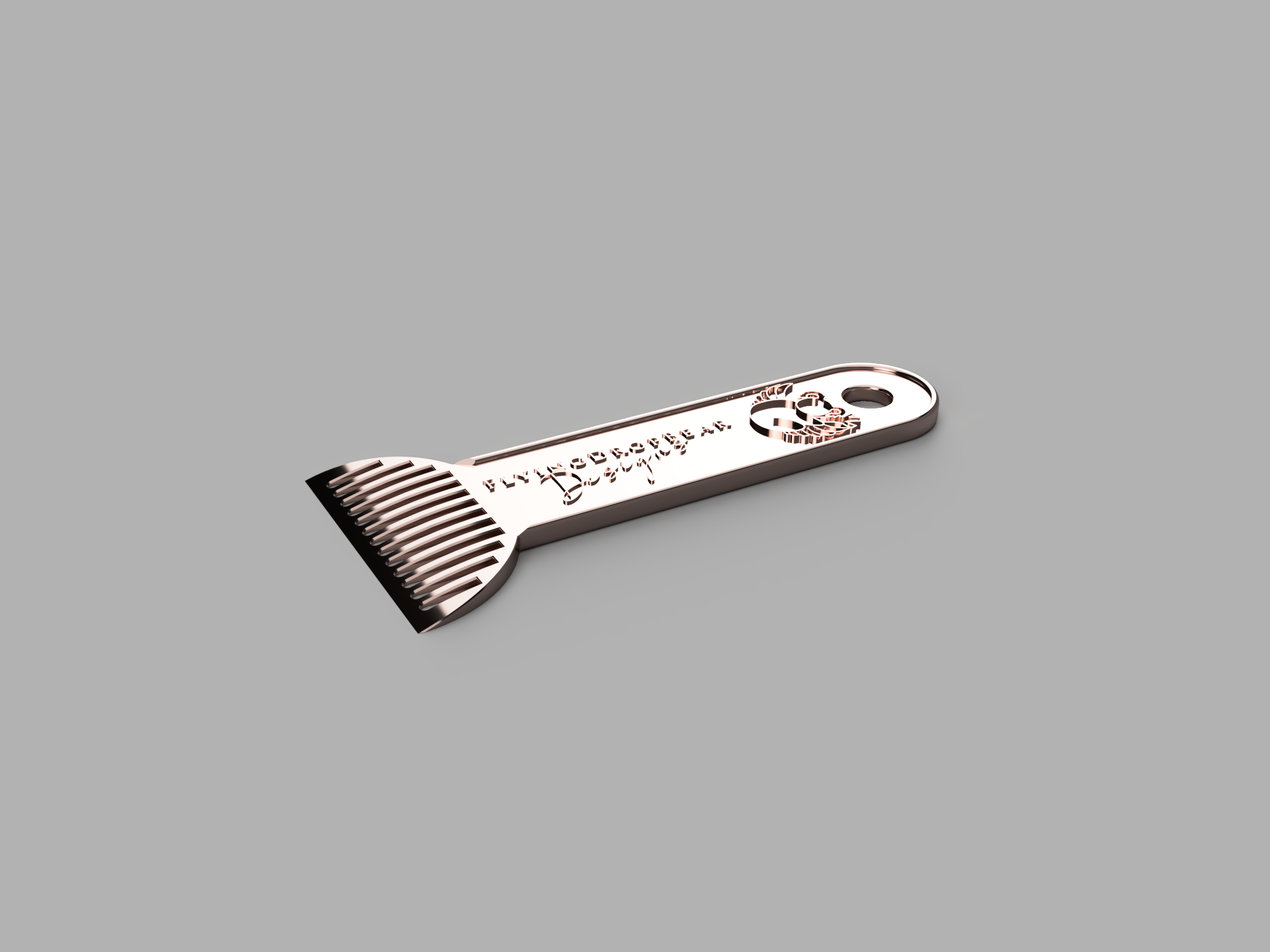 Slotted FEP Scraper (Wider handle - larger hands)