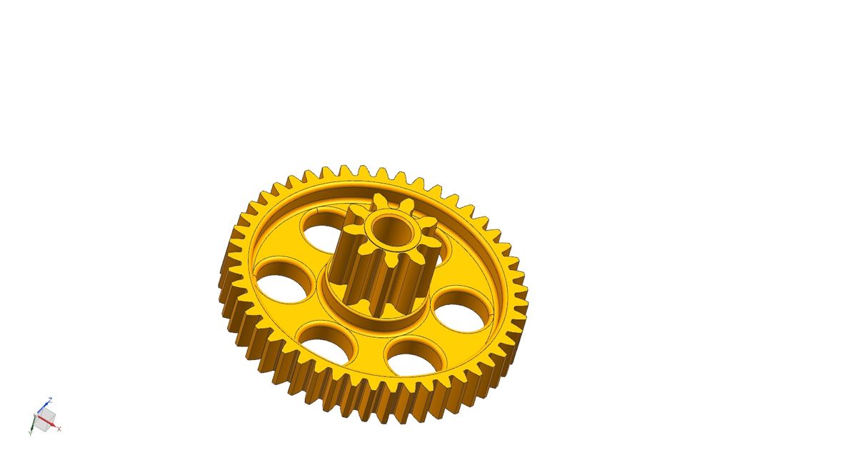 Children's electric car plastic gear gearbox 550 by Paragon Download free STL model