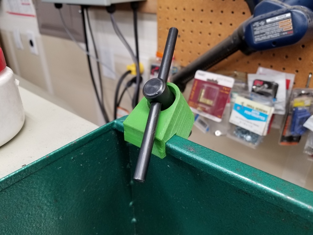 Chuck Key Holder for Grizzly G0602 and Similar Lathes by Clough42