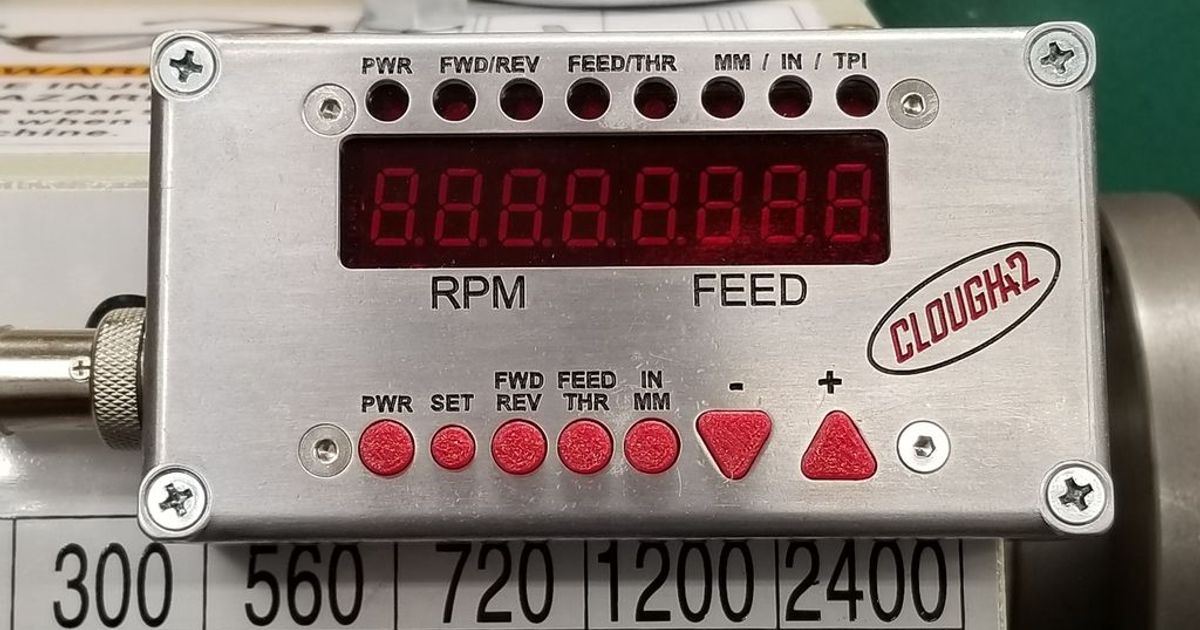 Lathe Electronic Leadscrew by Clough42 Download free STL model