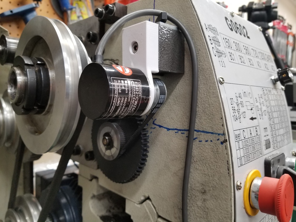 Lathe Electronic Leadscrew by Clough42 Download free STL model