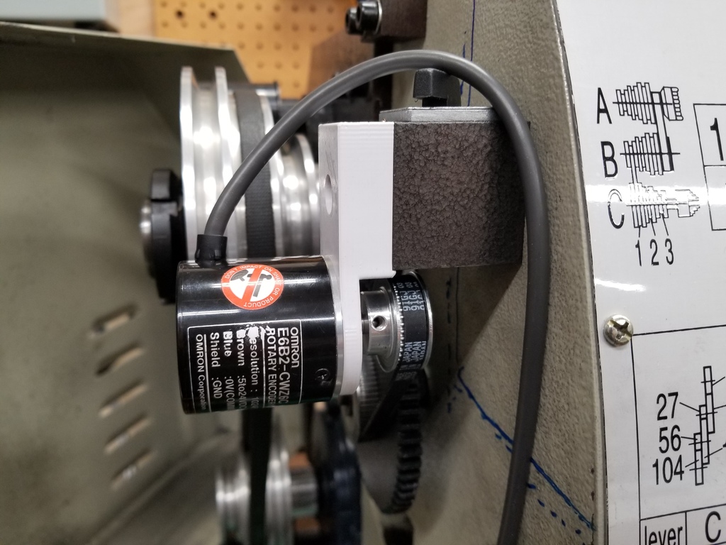 Lathe Electronic Leadscrew by Clough42 Download free STL model