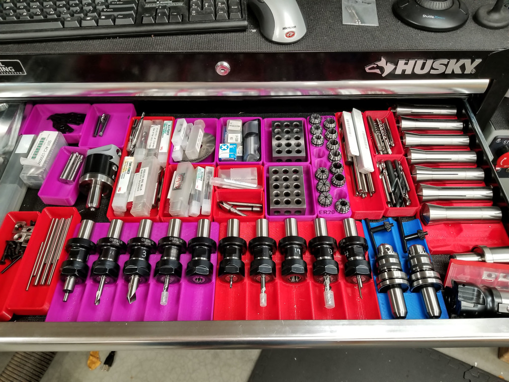 Toolbox Drawer Organizers by Clough42, Download free STL model