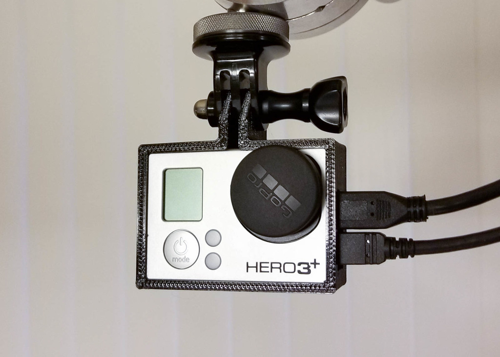GoPro Hero 3 Improved Top and Bottom Frame Mounts