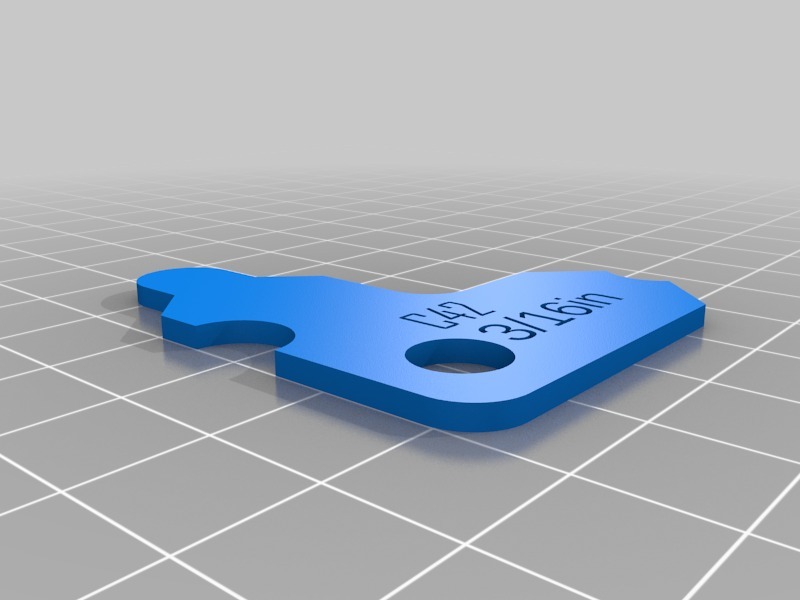 Radius Gauges Imperial and Metric by Clough42 Download free STL