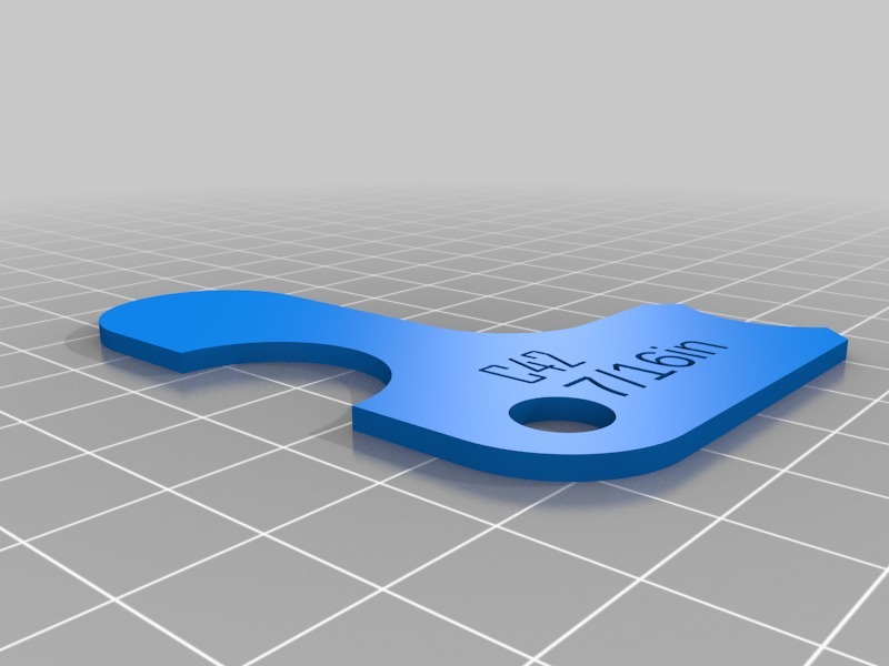 Radius Gauges Imperial and Metric by Clough42 Download free STL