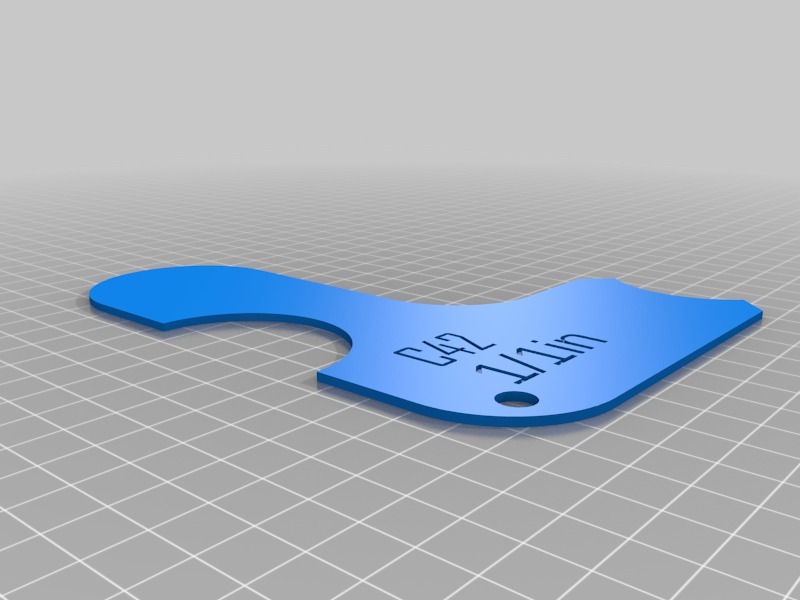 Radius Gauges - Imperial and Metric by Clough42 | Download free STL ...