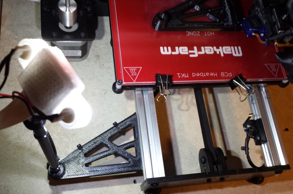 Raspberry Pi Camera Mount for MakerFarm Prusa i3v (OctoPrint)