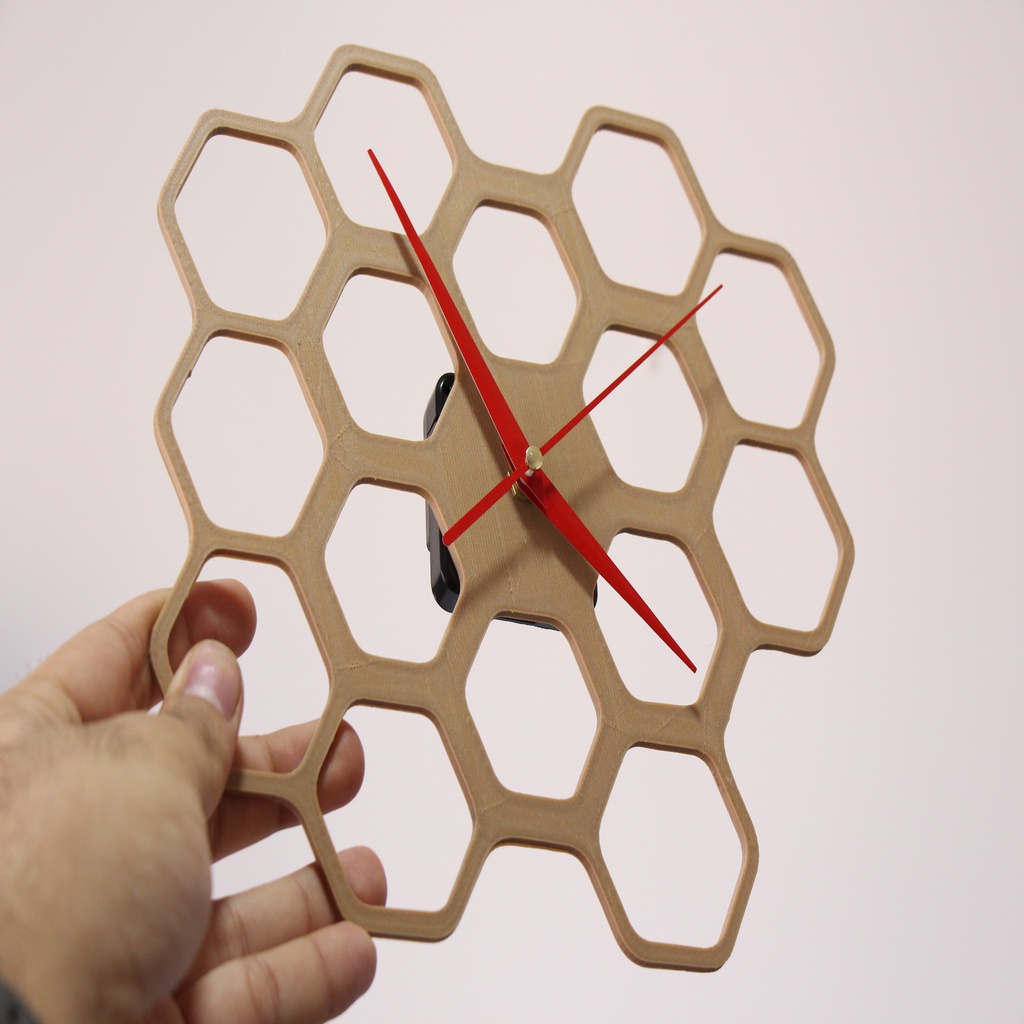 Honeycomb Clock  