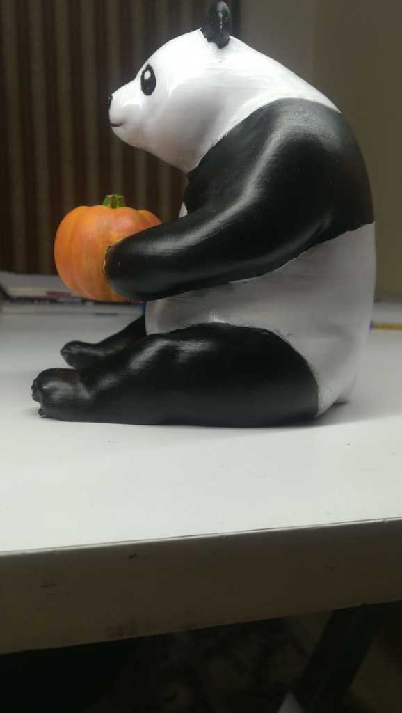 Miniatura 4 do modelo 3D the cute pumpkin panda 