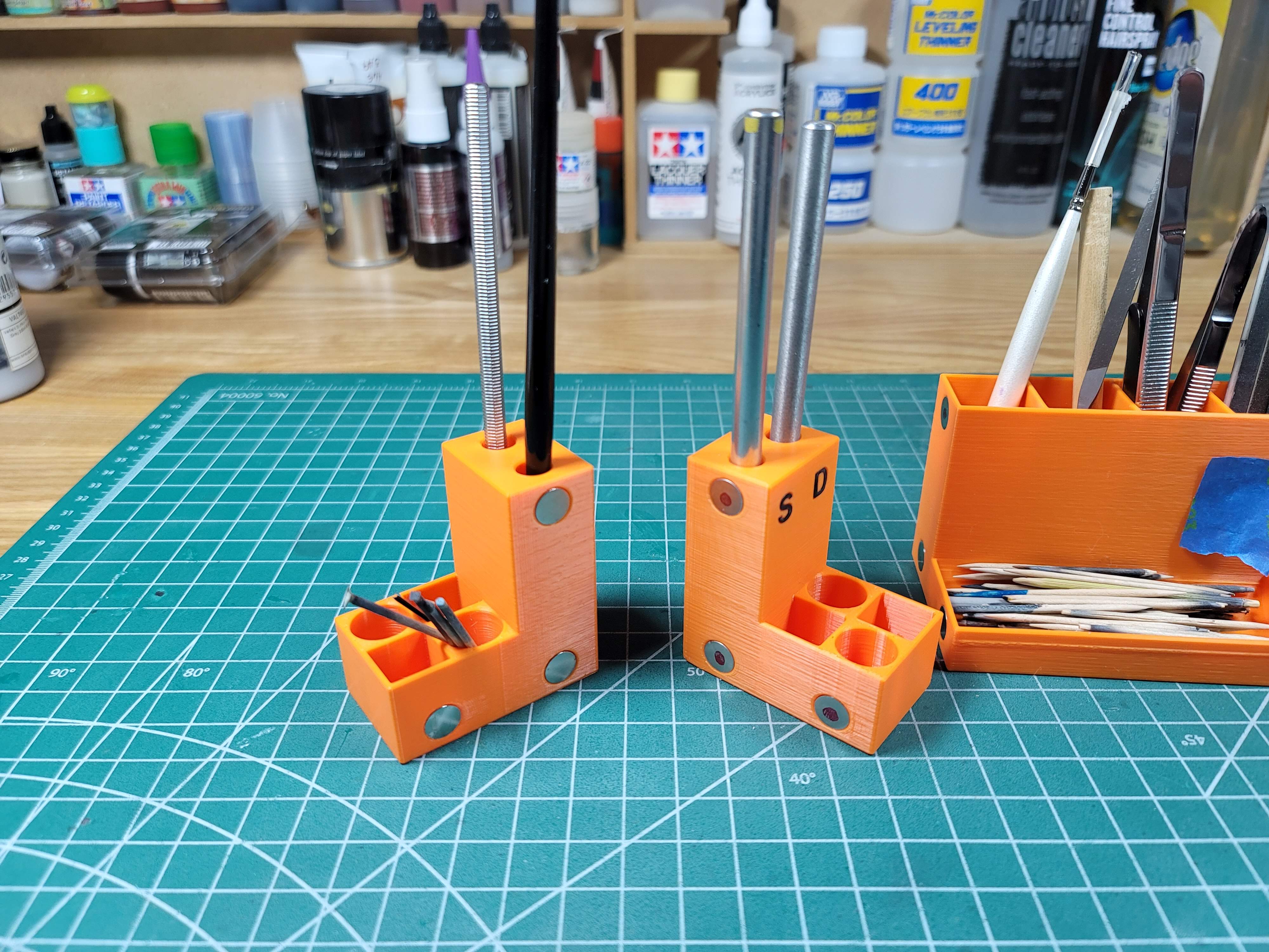Modular Hobby Tool Holder by 3D Printer Dude Download free STL model