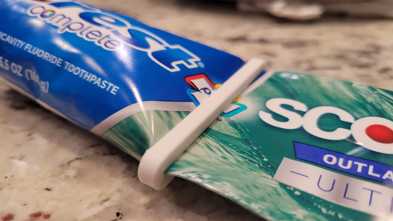 Minimalist toothpaste squeezer / paste pusher by bagel | Download free ...
