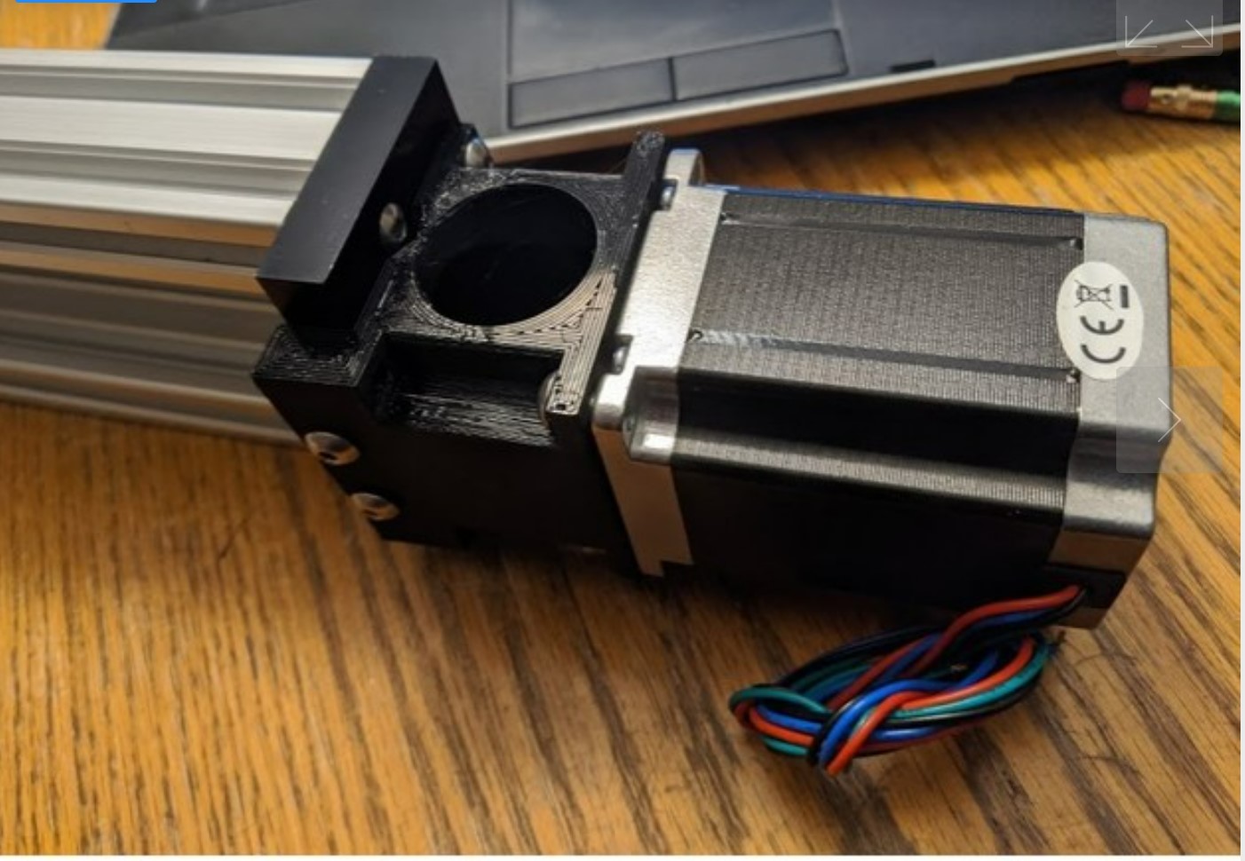Nema 23 motor mount for Openbuilds Lead Cnc