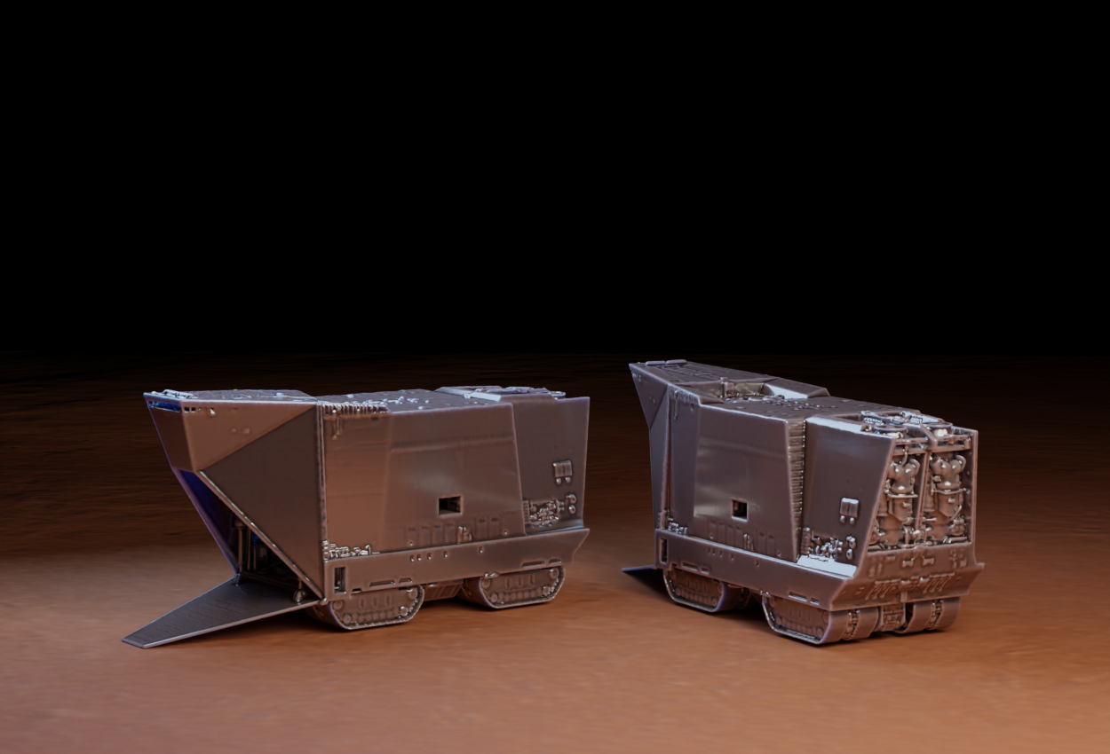 Jawa Sandcrawler with Interior