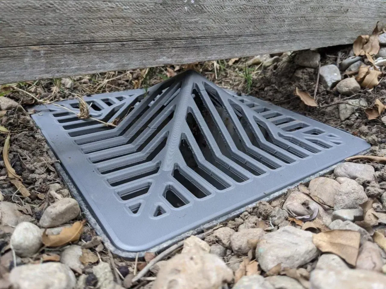 250mm Storm Water Drain Grate with Leaf Guard by | Download free STL model | Printables.com