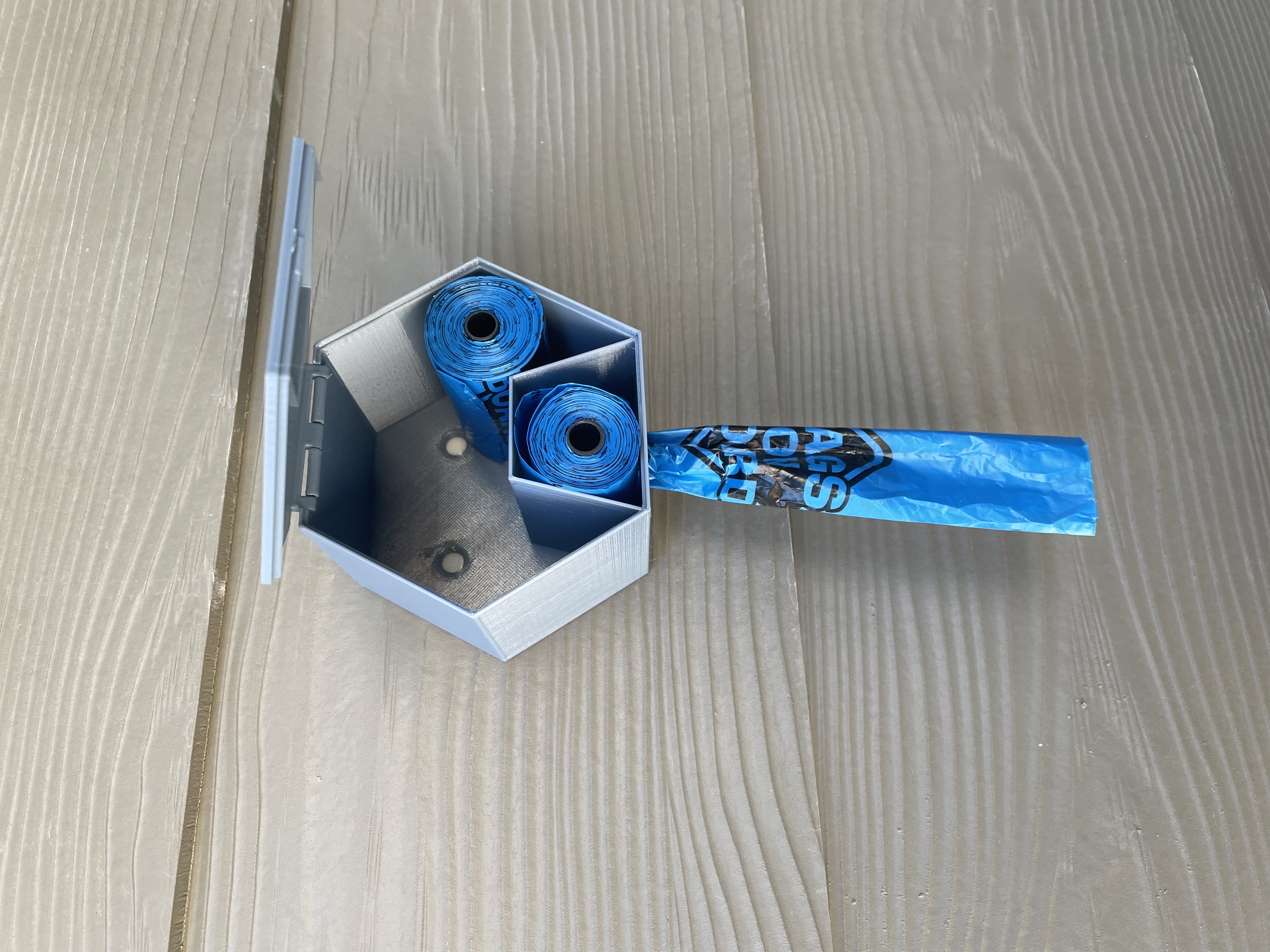 Dog Poop bag holder wall mounted