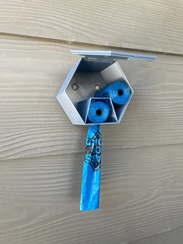 Dog Poop bag holder wall mounted