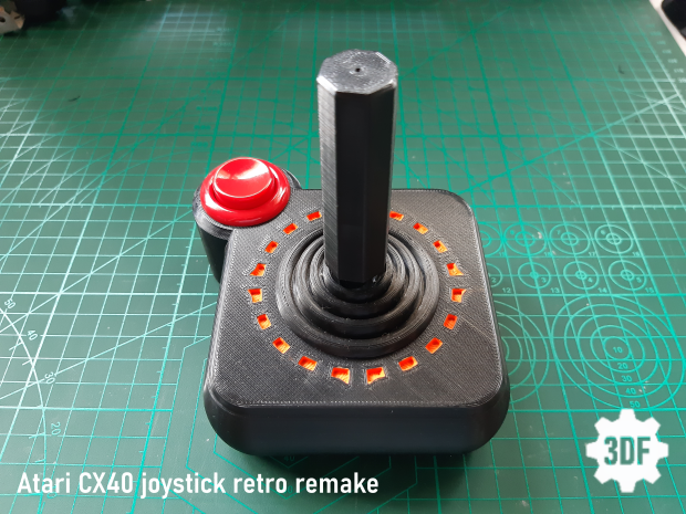Atari CX10 CX40 Joystick - STL VERSION! - Using Arcade Parts
