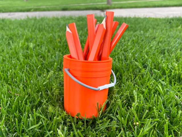 Big Box Store 5 Gallon Tool Bucket Pencil Holder