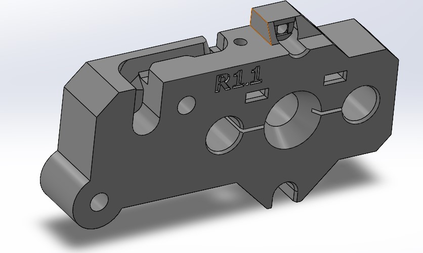 Prusa Mini+ Z-top R1.1 - Extra Height