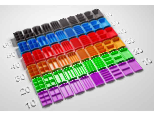 Modular boxes for all things small - 20mm height