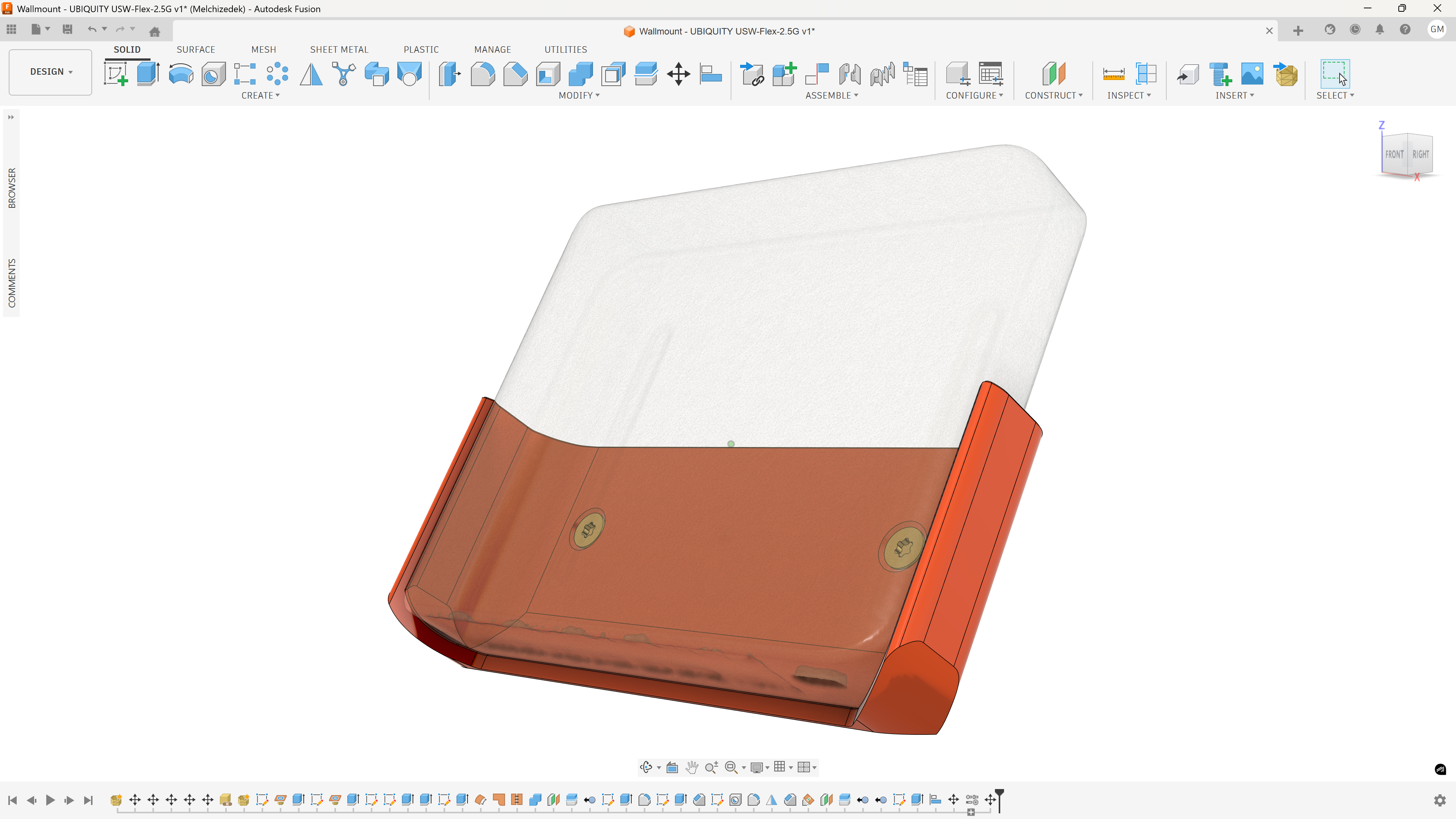 Ubiquiti Flex Mini 2.5G Switch Wall Mount
