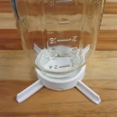 Mason Jar Adapter for Hydroponics (Gravity Fed, Self-Watering)