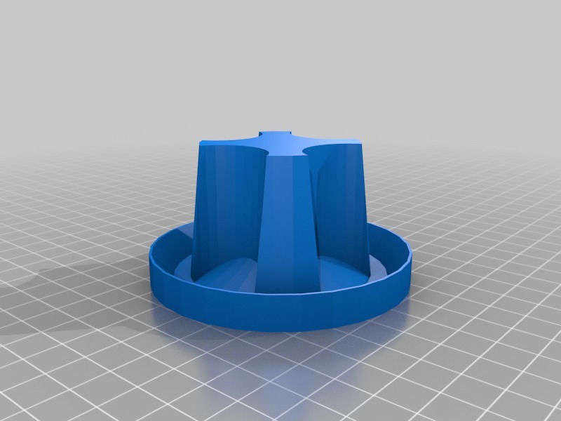 Miniatura 3 do modelo 3D Customizable Bottle Dryer Stand