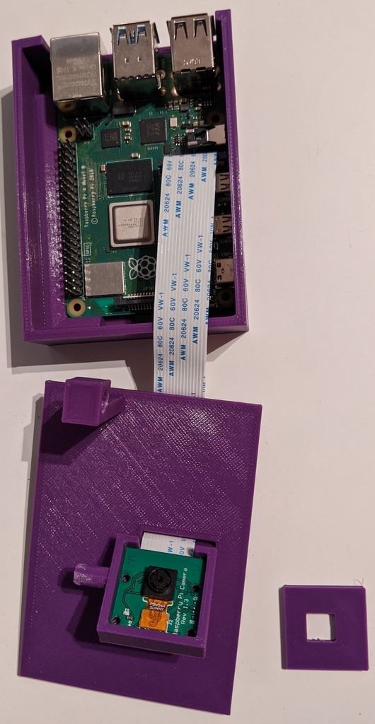 Case for Raspberry Pi 4 and Pi camera by neyth_makes | Download free STL model | Printables.com