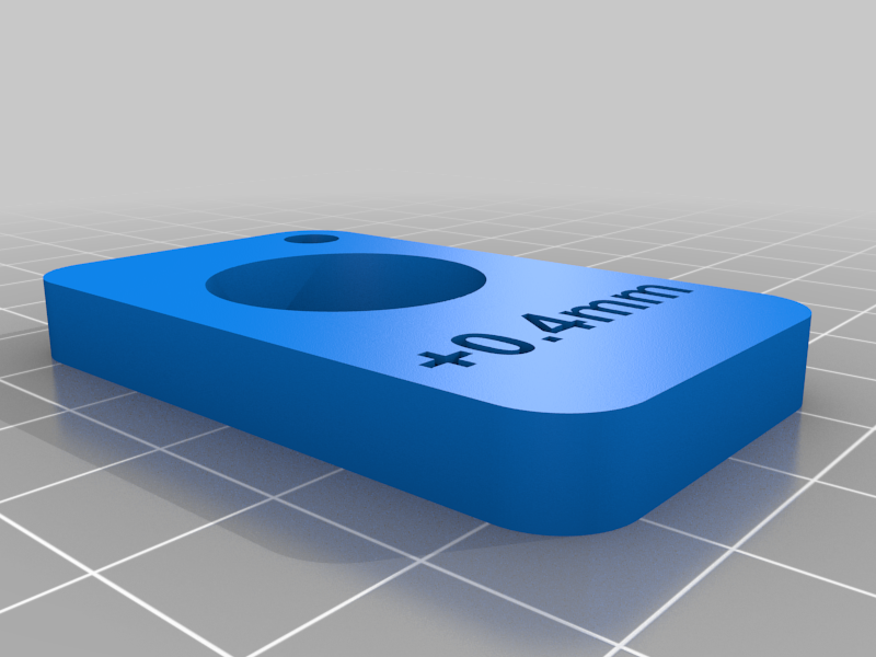 Simple Push Fit Joint Tolerance/Fit Test (Male/Female) by 3DDengineer