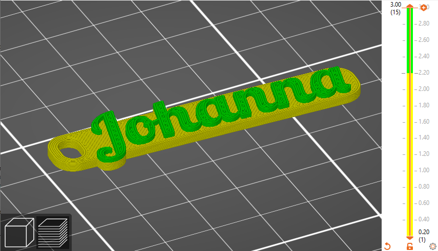 Miniatura 6 do modelo 3D Keychain name tag
