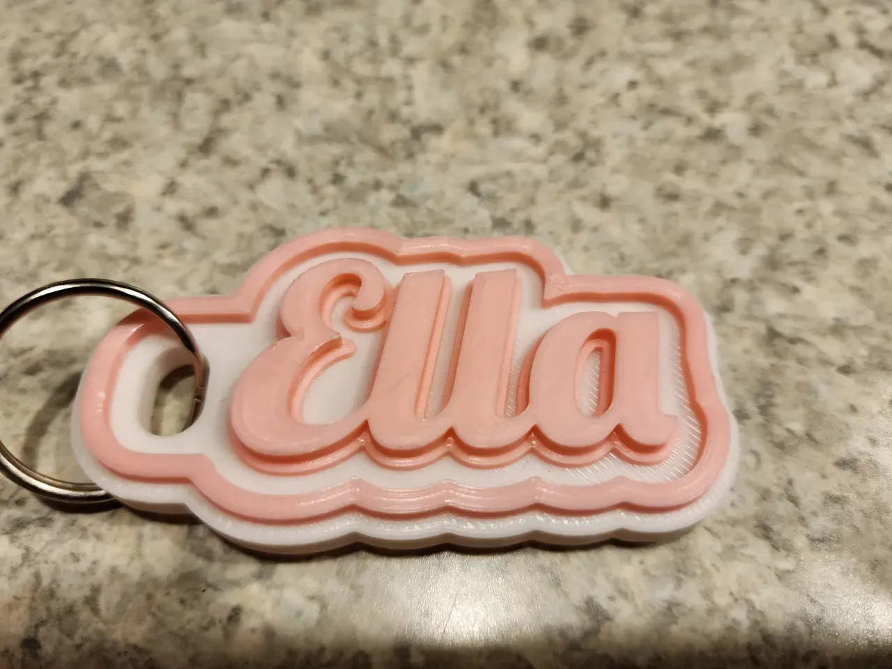 Keychain name tag by Makkuro Download free STL model