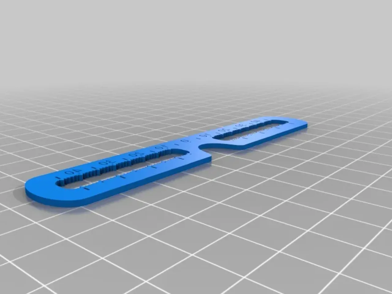 Pupillary distance ruler by AHoward | Download free STL model | Printables .com