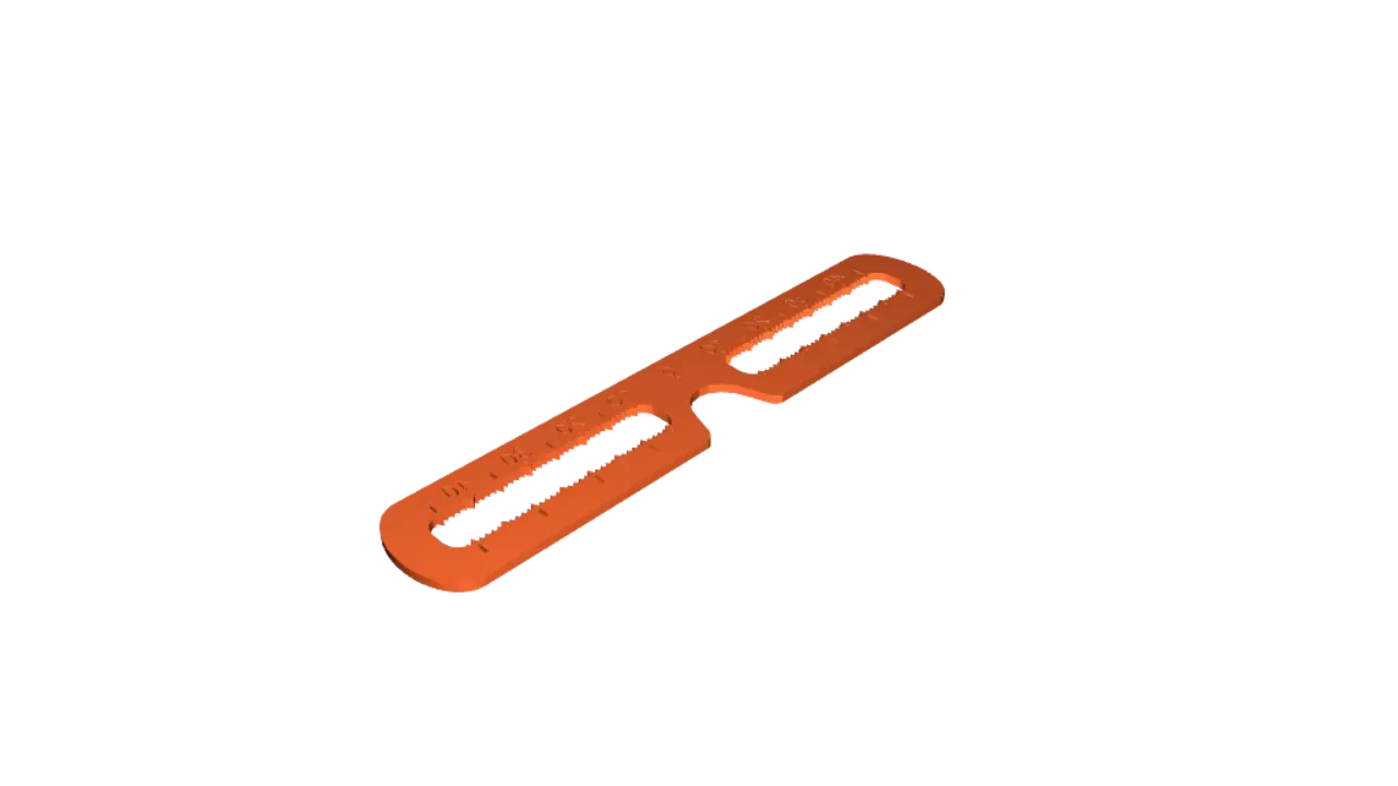 Pupillary distance ruler by AHoward | Download free STL model | Printables .com