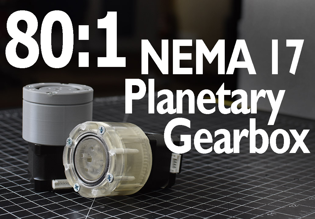 80:1 NEMA 17 Planetary Gearbox