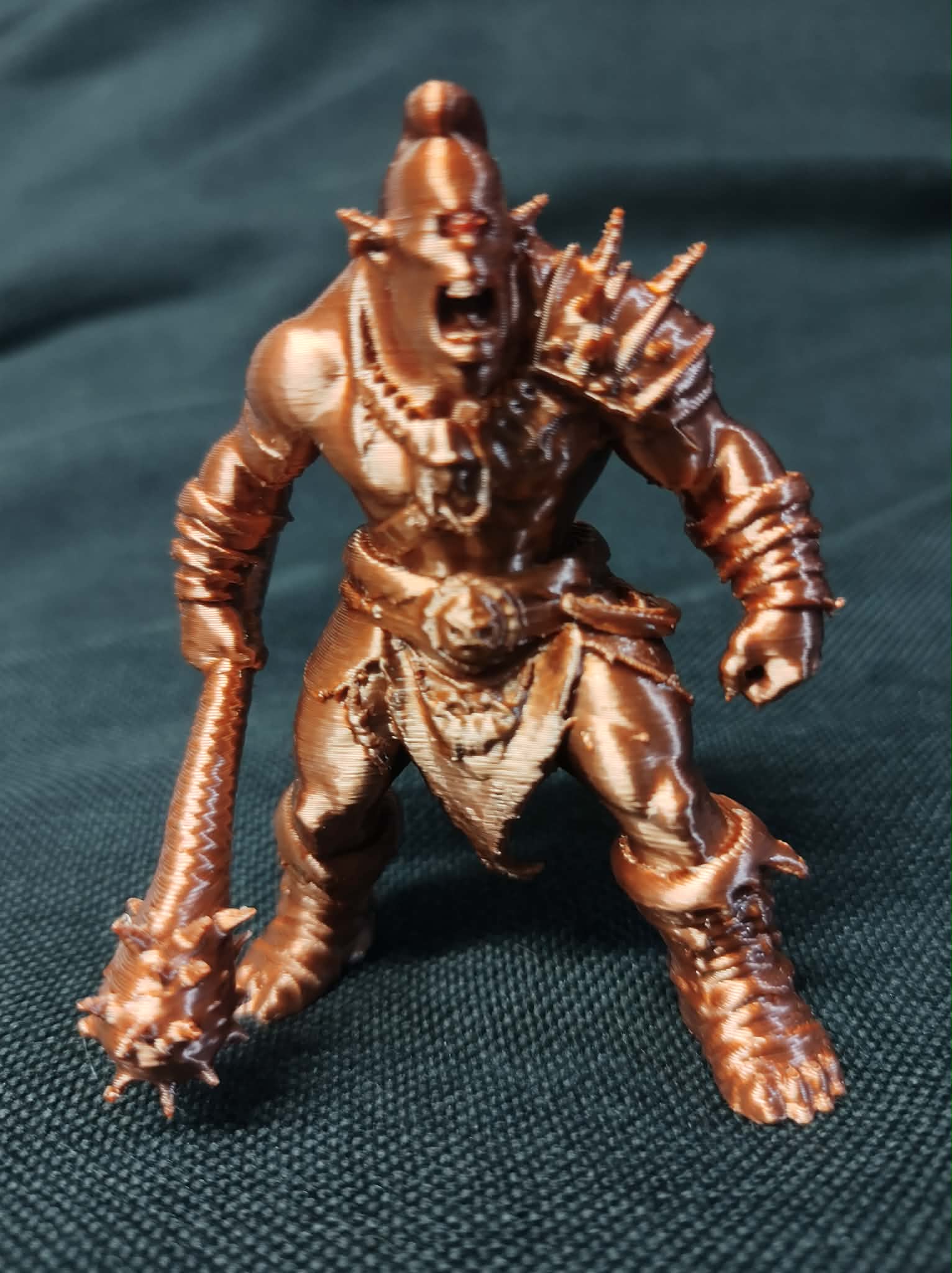 Cyclops One-Eyed Giant Warrior With Heavy Club Figurine