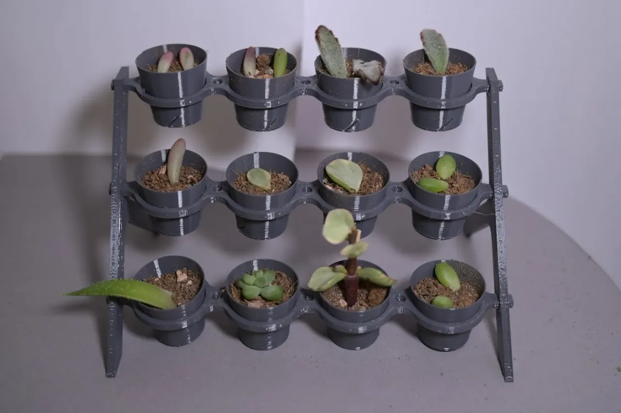 Small planter rack by Pirasp | Download free STL model | Printables.com