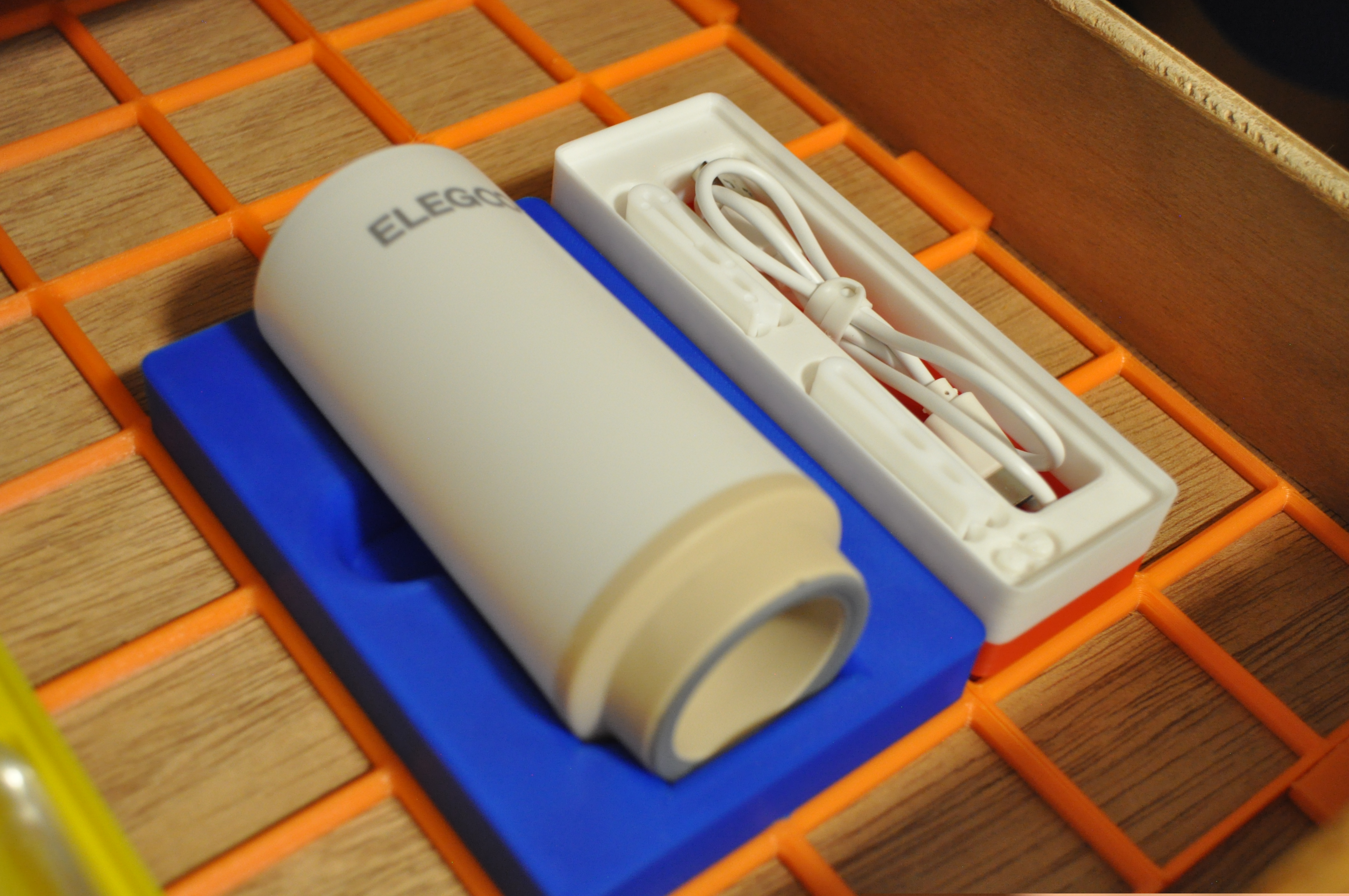 Gridfinity Elegoo Vacuum Pump Accessories Holder