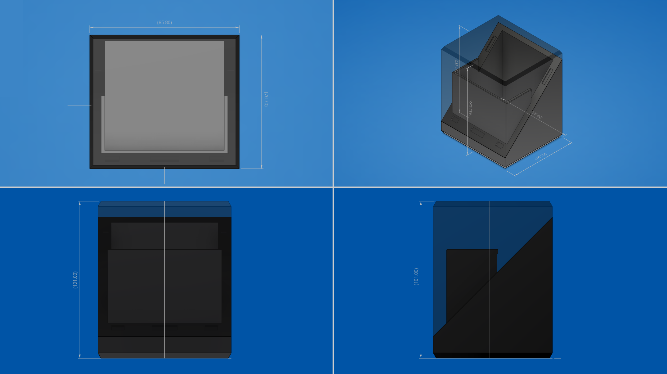 MTG Deckbox Basic Design, FDM (with Magnets)