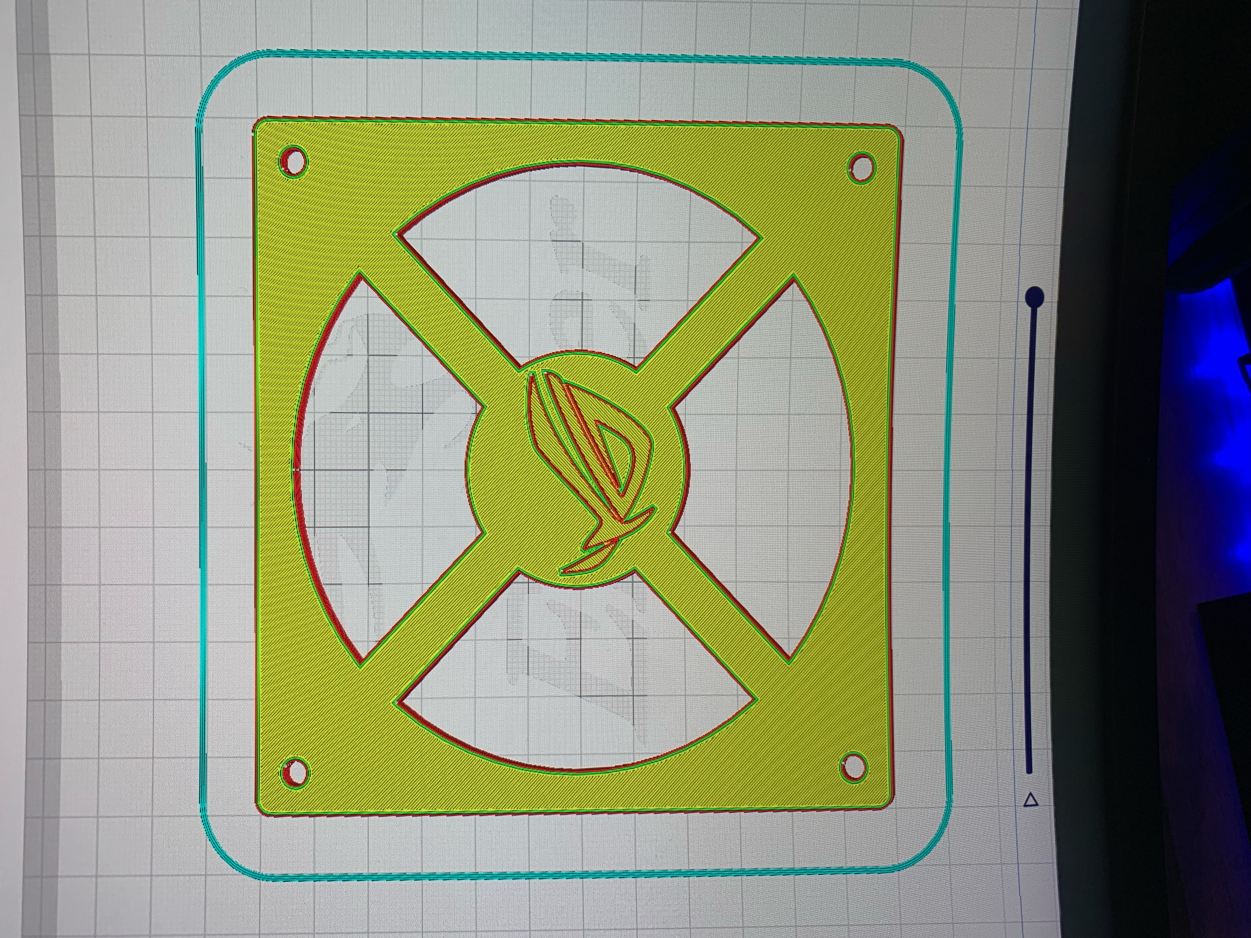 ROG Fan 120mm Cover