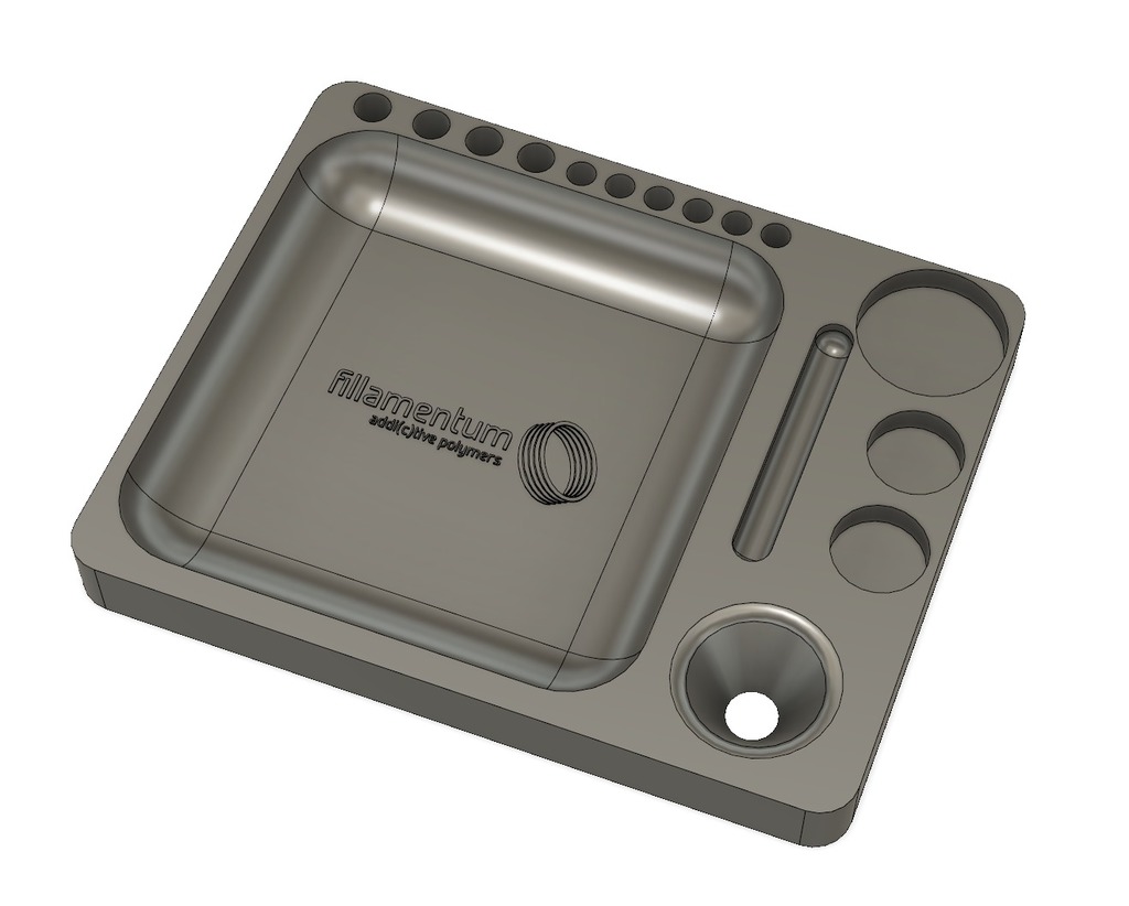 Fillamentum Rolling Tray by Ken Spicer Download free STL model