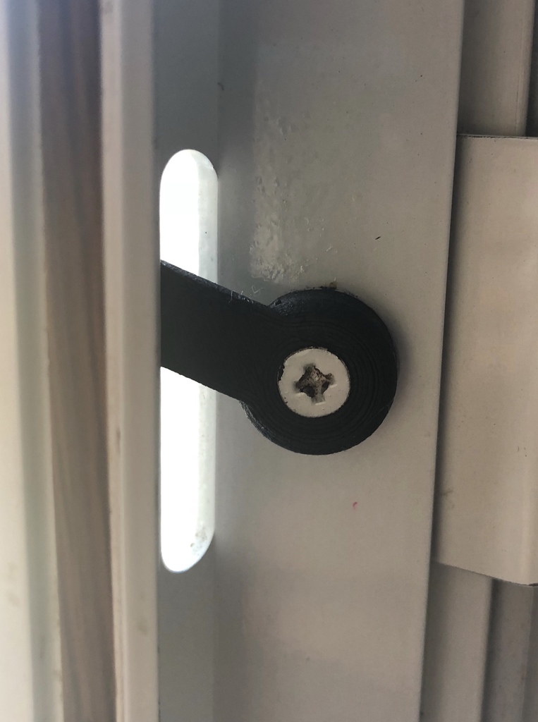 Glass Sliding Door Latch Handle by Ken Spicer Download free STL model