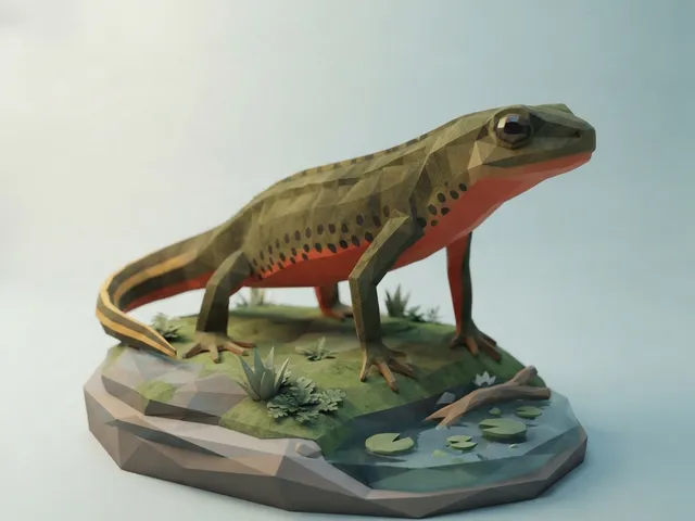 Low Poly Newt