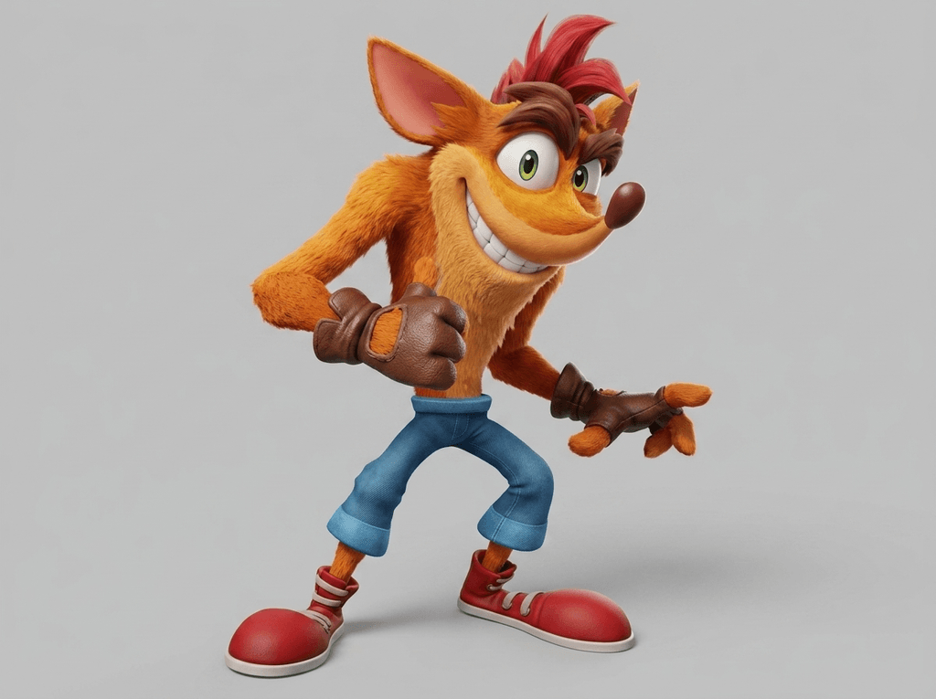 Vintage Video Games - Crash Bandicoot - 1996