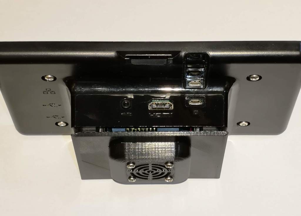 Official Raspberry Pi 7" LCD Case Fan Back Cover