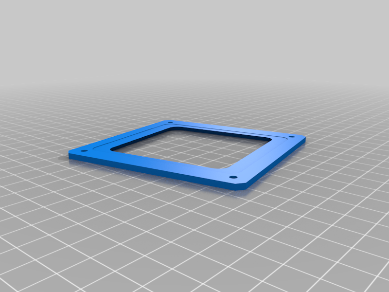 Cover for 4x4 membrane keypad by t0b1 | Download free STL model | Printables.com