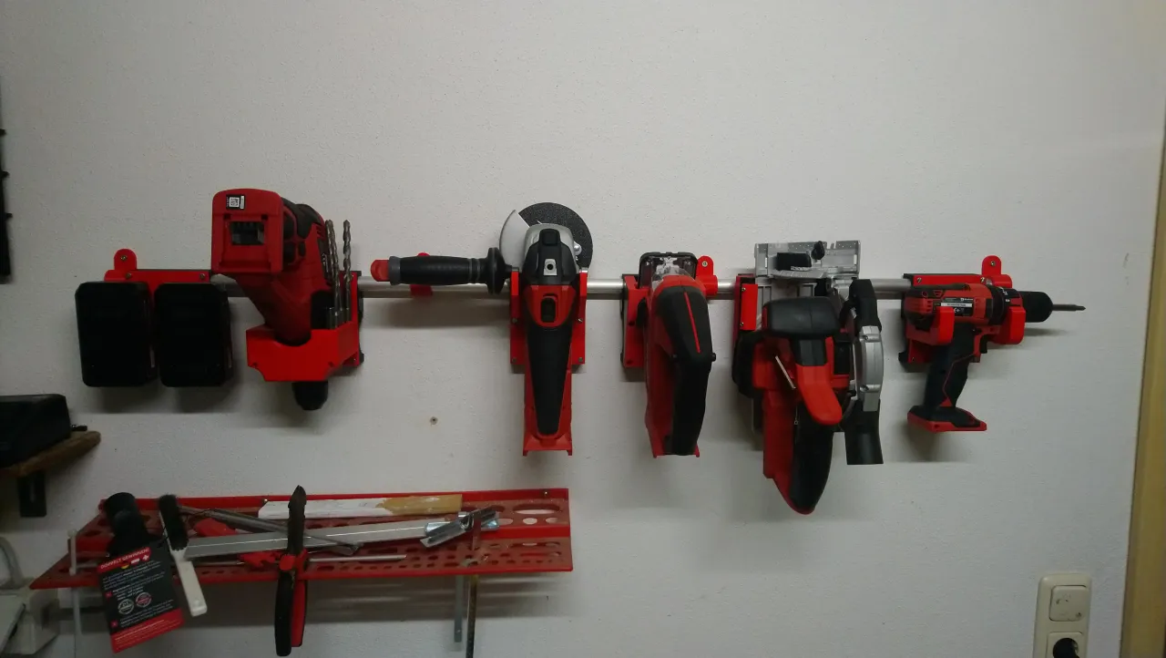 Jigsaw holder for modular wallmount by GodnamedThor Download