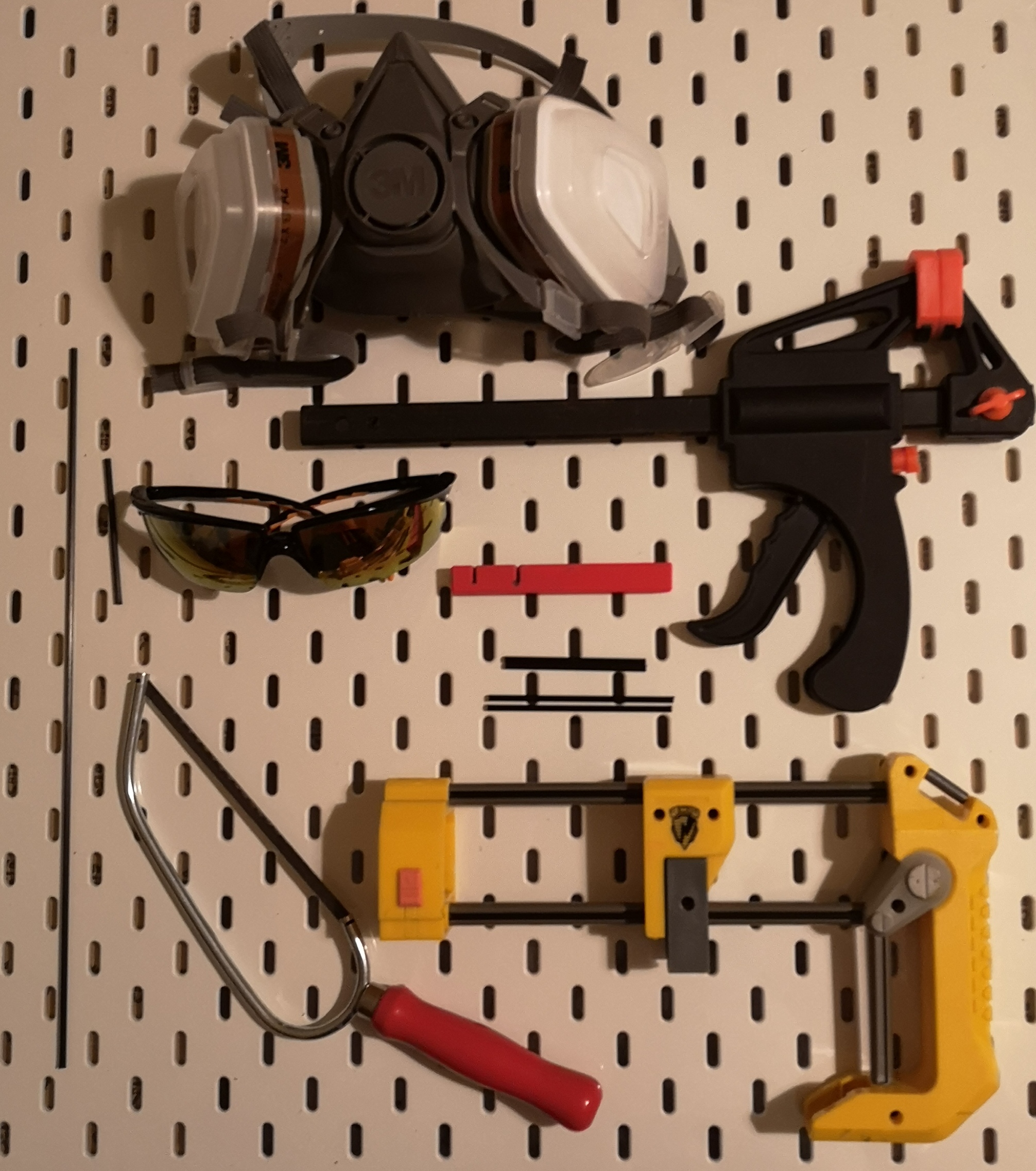 Nerf N-Strike Recon stock reinforcement bar cutting jig